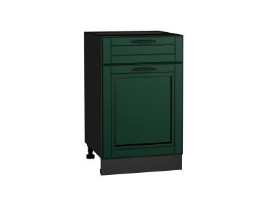 Шкаф нижний с 1 ящиком Дублин 500 Special Green / Graphite