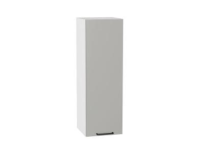 Шкаф верхний Флэт 300Н Light Grey In 2S / Белый