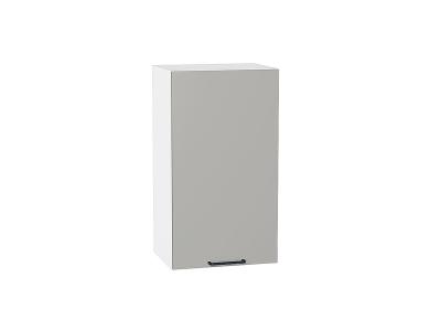 Шкаф верхний Флэт 400 Light Grey In 2S / Белый