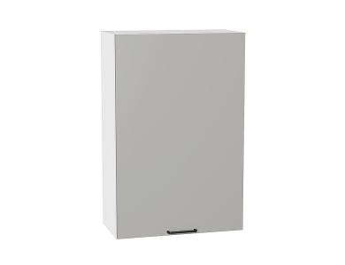 Шкаф верхний Флэт 600МН Light Grey In 2S / Белый