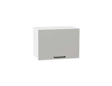 Шкаф верхний горизонтальный Флэт 500 Light Grey In 2S / Белый