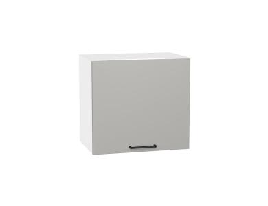 Шкаф верхний горизонтальный Флэт 500Н Light Grey In 2S / Белый