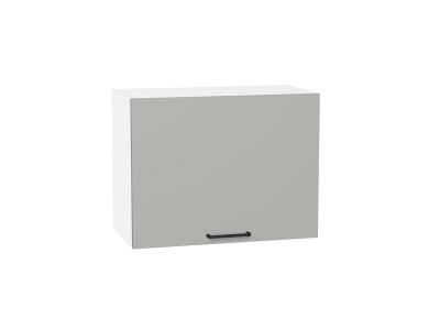 Шкаф верхний горизонтальный Флэт 600Н Light Grey In 2S / Белый