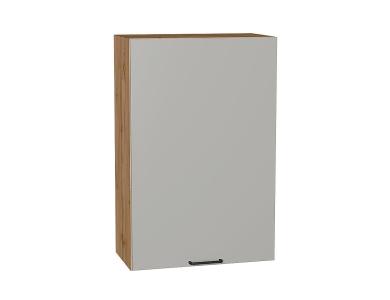 Шкаф верхний Флэт 600МН Light Grey In 2S / Дуб вотан