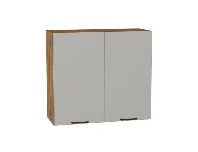 Шкаф верхний Флэт 800 Light Grey In 2S / Дуб вотан