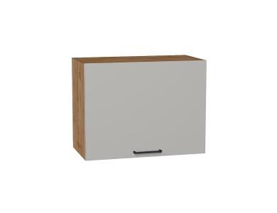 Шкаф верхний горизонтальный Флэт 600Н Light Grey In 2S / Дуб вотан