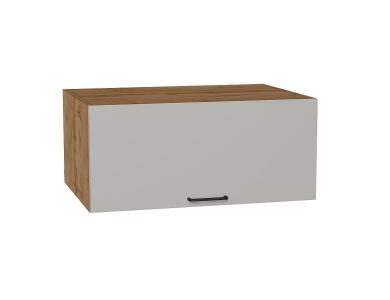Шкаф верхний горизонтальный с увеличенной глубиной Флэт 810 Light Grey In 2S / Дуб вотан