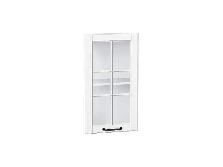 Комплект фасадов Дублин со стеклом для каркаса Ф-25 В400/ВУ590 Special White