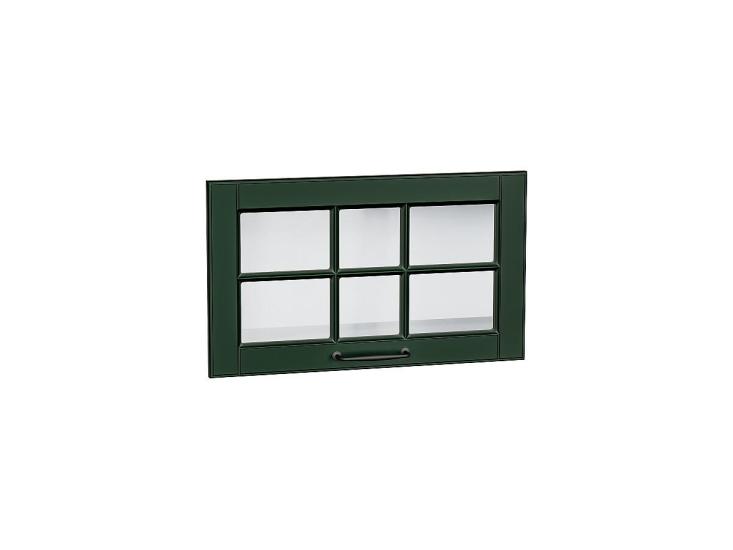 Комплект фасадов Дублин со стеклом для каркаса Ф-86 ВГ600 Special Green