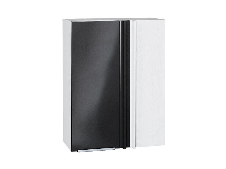 Шкаф верхний прямой угловой Фьюжн 700Н Anthracite / Белый