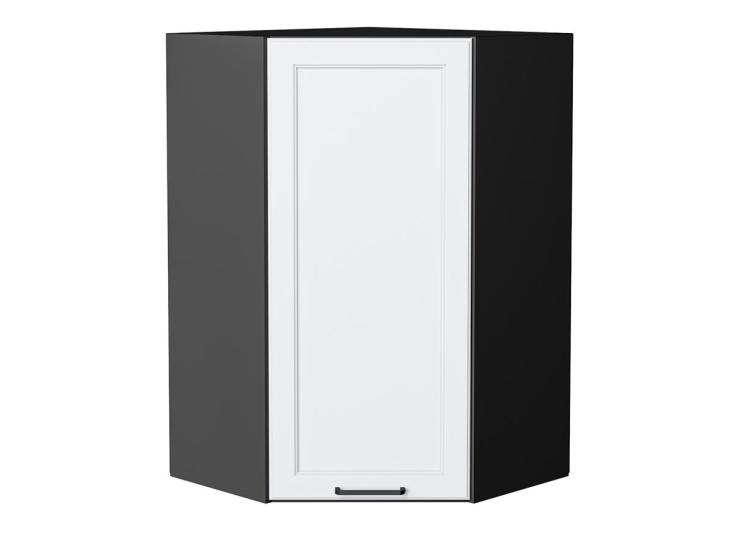 Шкаф верхний угловой Барселона 590Н Белый / Graphite