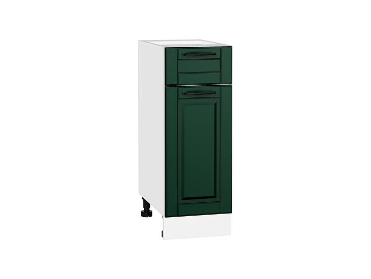 Шкаф нижний с 1 ящиком Дублин 300 Special Green / Белый
