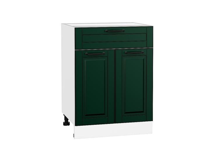 Шкаф нижний с 1 ящиком Дублин 601М Special Green / Белый