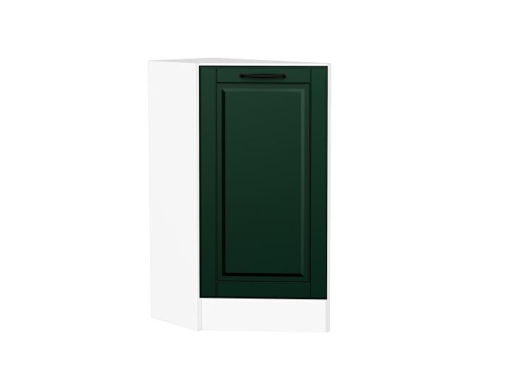 Шкаф нижний торцевой Дублин 300 (прав.) Special Green / Белый