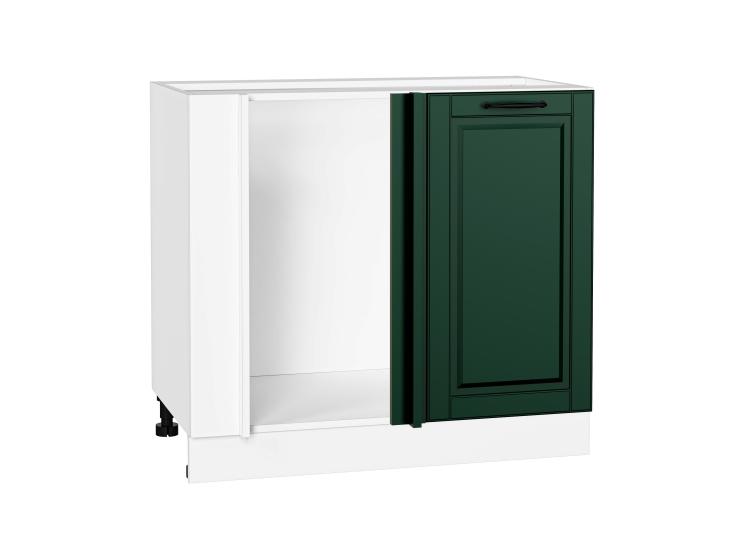 Шкаф нижний угловой Дублин 990М Special Green / Белый
