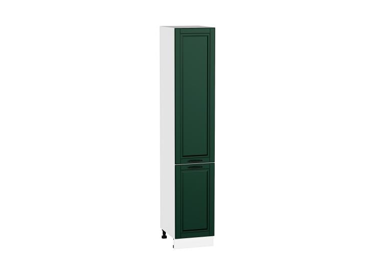Шкаф пенал Дублин 400 (для верхних шкафов 720) Special Green / Белый