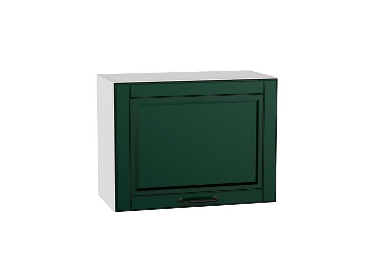Шкаф верхний горизонтальный Дублин 600Н Special Green / Белый