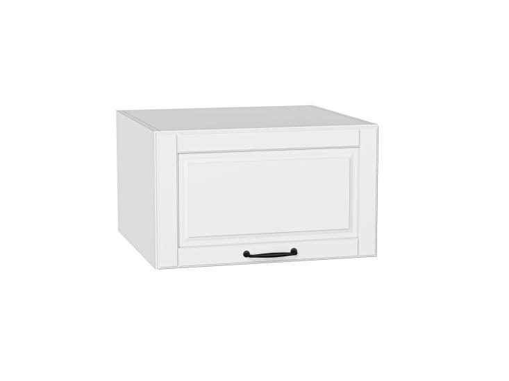 Шкаф верхний горизонтальный с увеличенной глубиной Дублин 610 Special White / Белый