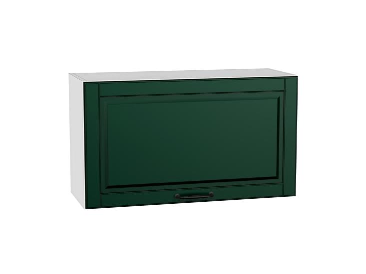 Шкаф верхний горизонтальный Дублин 800Н Special Green / Белый
