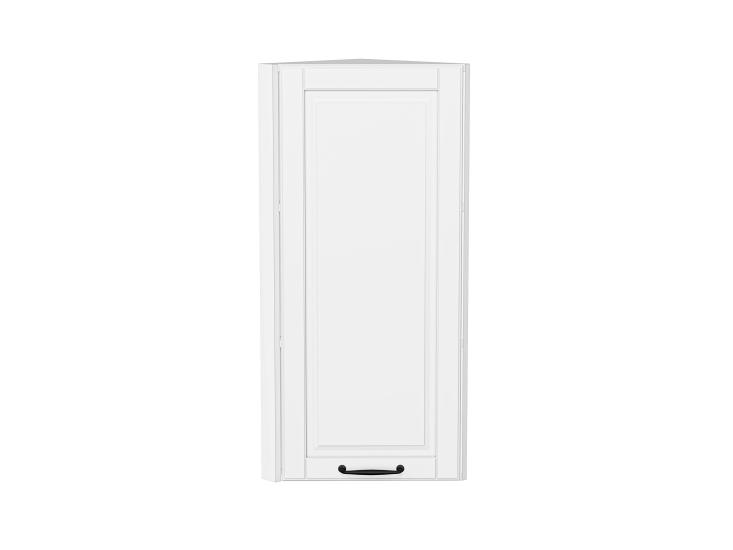 Шкаф верхний торцевой Дублин 300Н Special White / Белый