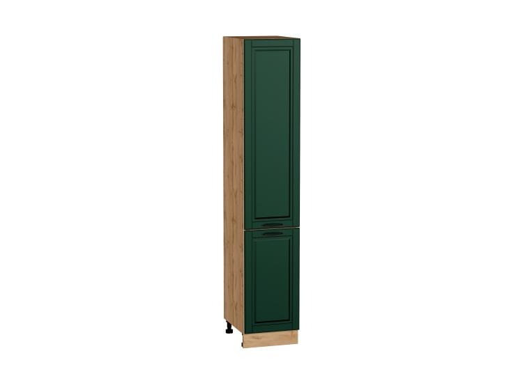 Шкаф пенал Дублин 400 (для верхних шкафов 720) Special Green / Дуб вотан
