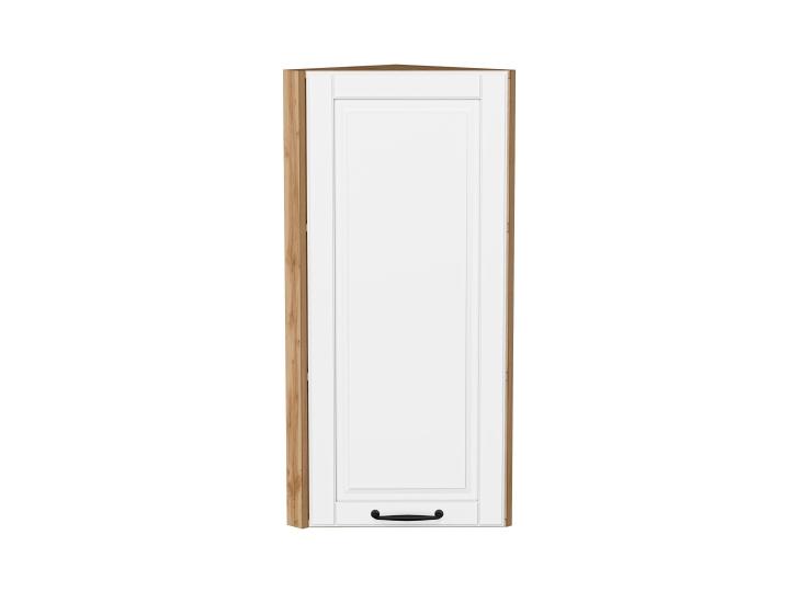 Шкаф верхний торцевой Дублин 300Н Special White / Дуб вотан