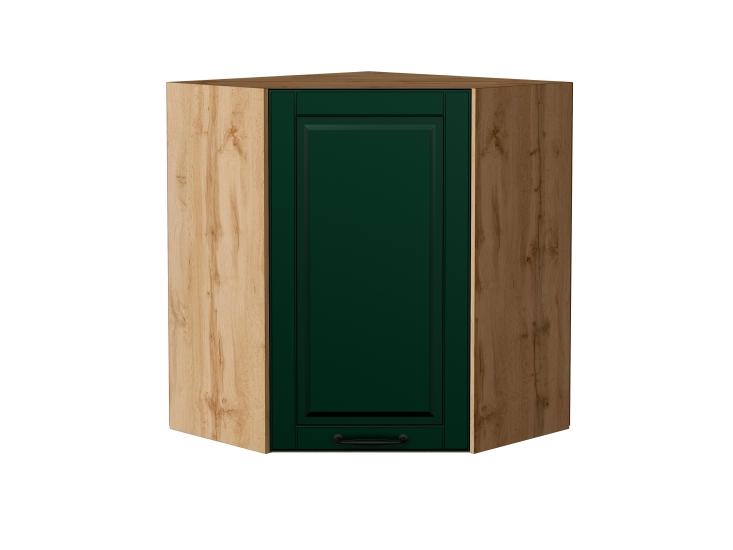 Шкаф верхний угловой Дублин 590 Special Green / Дуб вотан