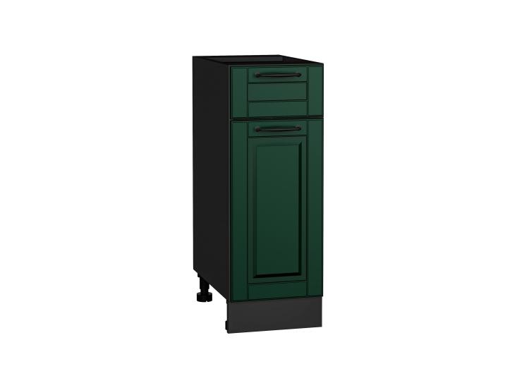 Шкаф нижний с 1 ящиком Дублин 300 Special Green / Graphite