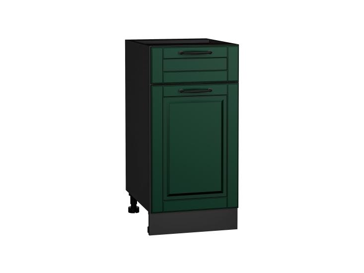 Шкаф нижний с 1 ящиком Дублин 400 Special Green / Graphite