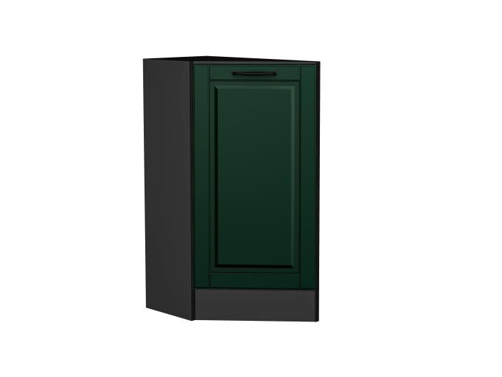 Шкаф нижний торцевой Дублин 300 (прав.) Special Green / Graphite