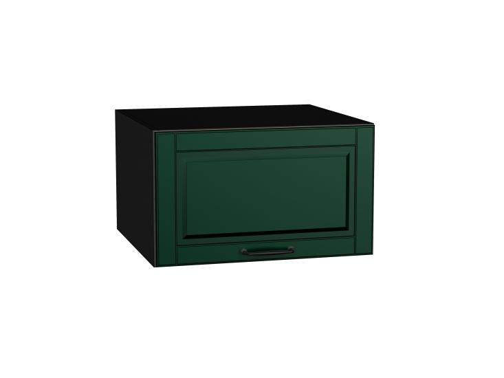 Шкаф верхний горизонтальный с увеличенной глубиной Дублин 610 Special Green / Graphite