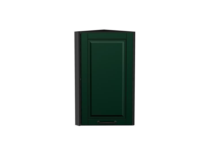 Шкаф верхний торцевой Дублин 300 Special Green / Graphite
