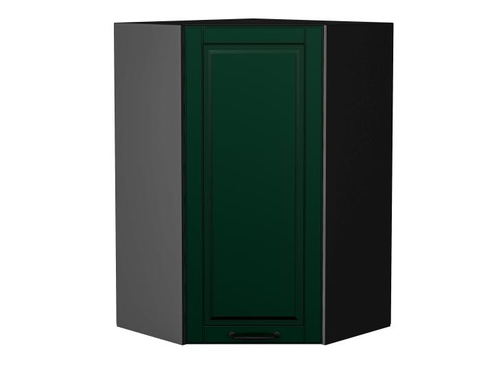 Шкаф верхний угловой Дублин 590Н Special Green / Graphite