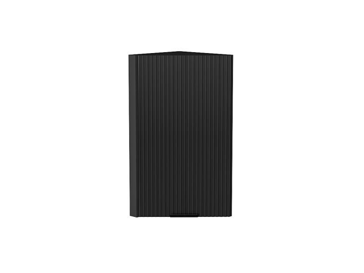 Шкаф верхний торцевой Евро Лайн 300 Антрацит / Graphite