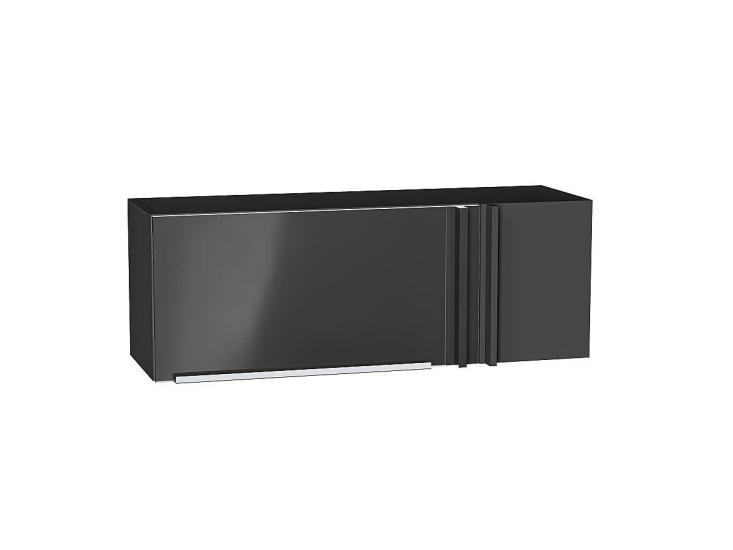 Шкаф верхний прямой угловой горизонтальный Фьюжн 1000 Anthracite / Graphite