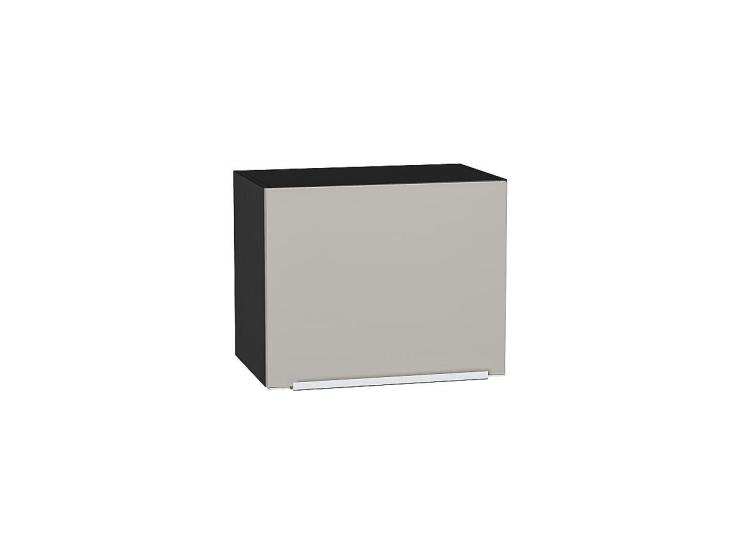 Шкаф верхний горизонтальный Фьюжн 450 Silky Light Grey / Graphite