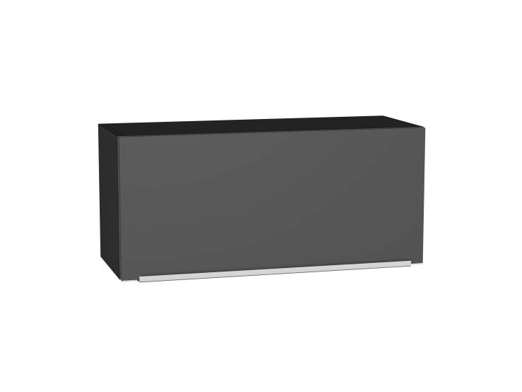Шкаф верхний горизонтальный Фьюжн 800 Stormy Silk / Graphite