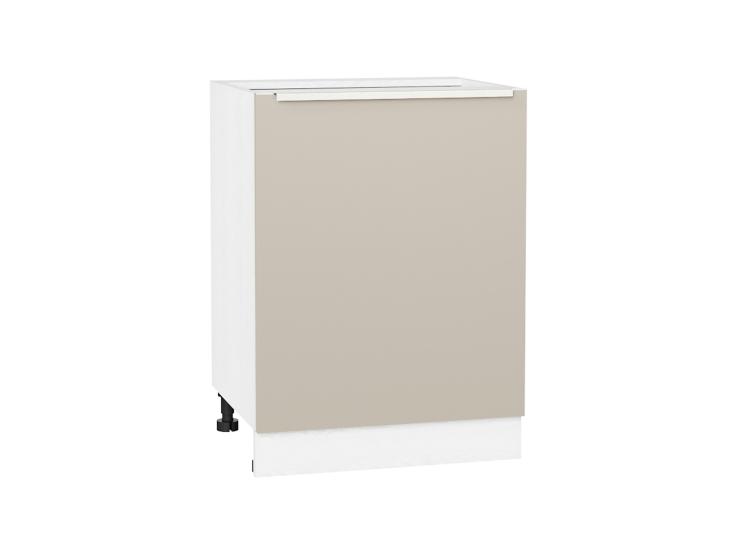 Шкаф нижний Фьюжн 600М Cream Silk / Белый
