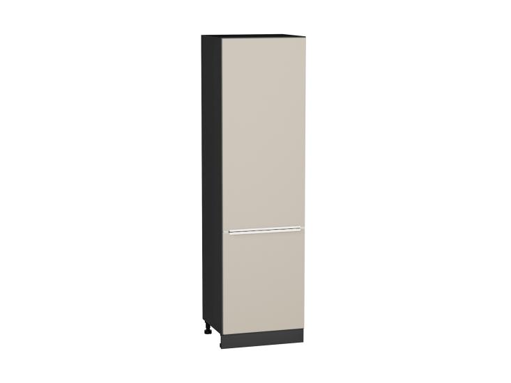 Шкаф пенал Фьюжн 600 (для верхних шкафов 720) Cream Silk / Graphite
