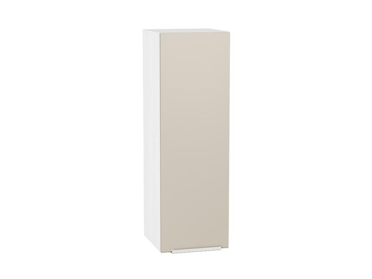 Шкаф верхний Фьюжн 300Н Cream Silk / Белый