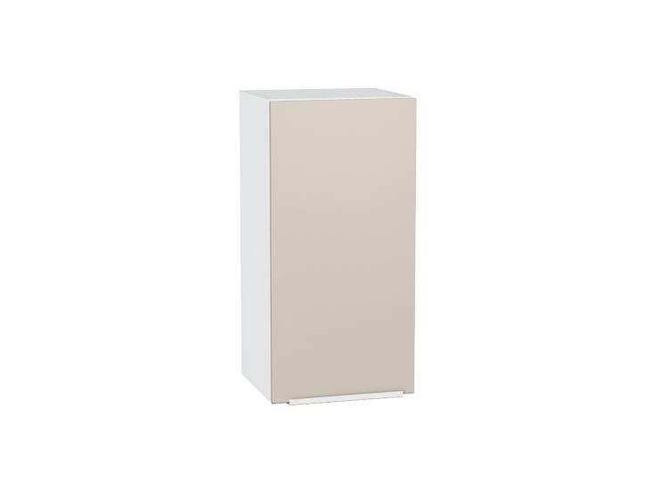 Шкаф верхний Фьюжн 350 Cream Silk / Белый