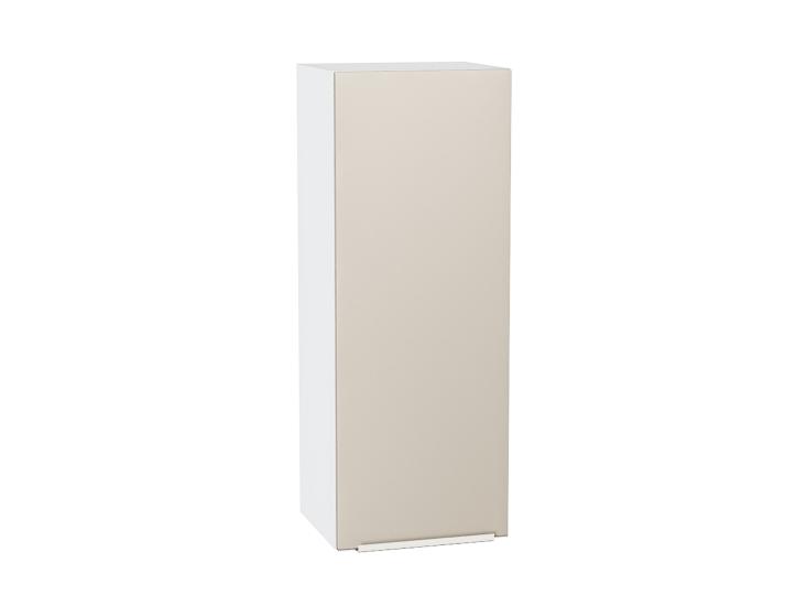 Шкаф верхний Фьюжн 350Н Cream Silk / Белый