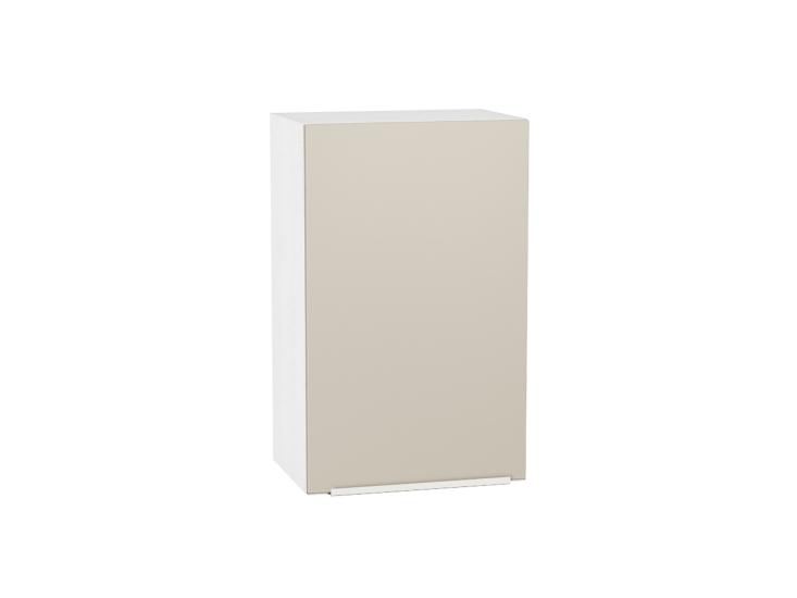 Шкаф верхний Фьюжн 450 Cream Silk / Белый