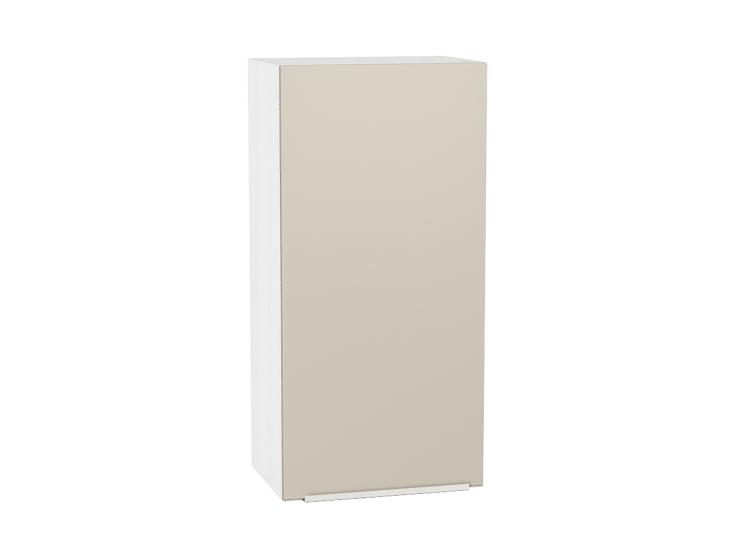 Шкаф верхний Фьюжн 450Н Cream Silk / Белый
