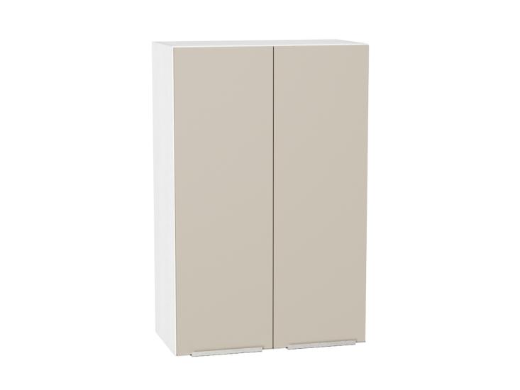 Шкаф верхний Фьюжн 600Н Cream Silk / Белый