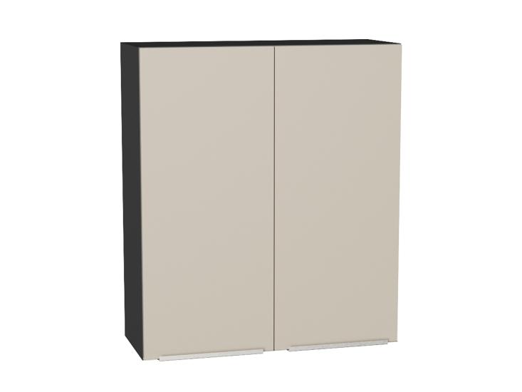 Шкаф верхний Фьюжн 800Н Cream Silk / Graphite