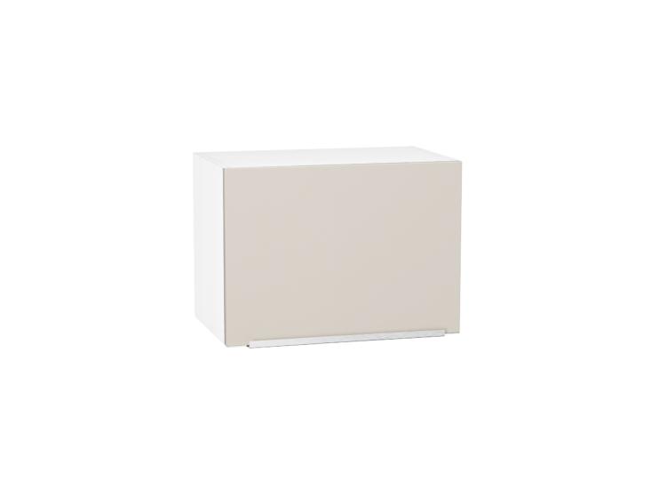 Шкаф верхний горизонтальный Фьюжн 500 Cream Silk / Белый