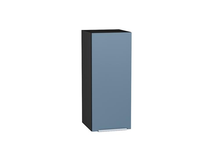 Шкаф верхний Фьюжн 300 Silky Blue / Graphite