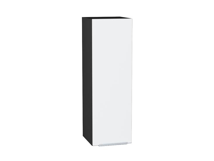 Шкаф верхний Фьюжн 300Н Silky White / Graphite