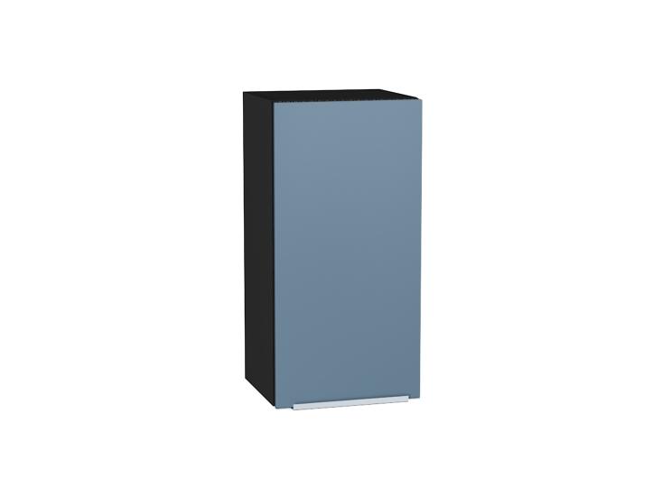 Шкаф верхний Фьюжн 350 Silky Blue / Graphite